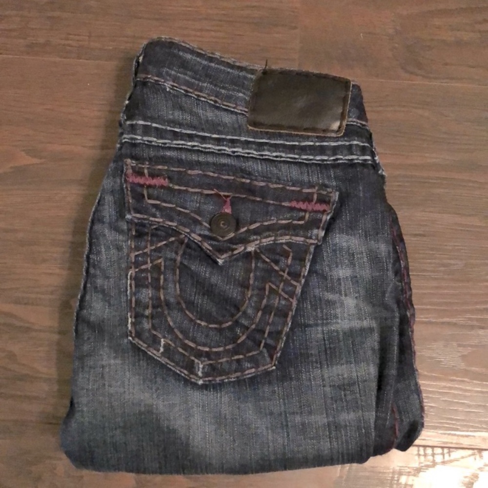 True Religion Low Rise Becky Super T Jeans
